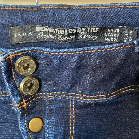 Zara Skinny Denim Rules by TRF size 6 - Picture 4 of 6